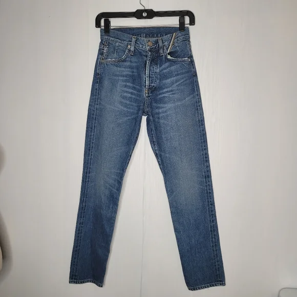 Jean Atelier SAMPLE Size 24 Women’s Selvaged 100% Cotton Denim Button Front Fly